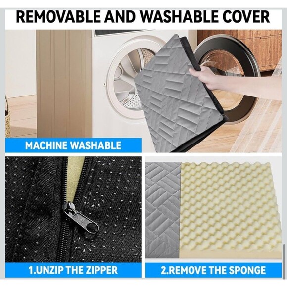 Dog Mat for Back Seat Extender for Dogs, Dog Bed for Car, Pet Cover Hammock Gray - Picture 6 of 6